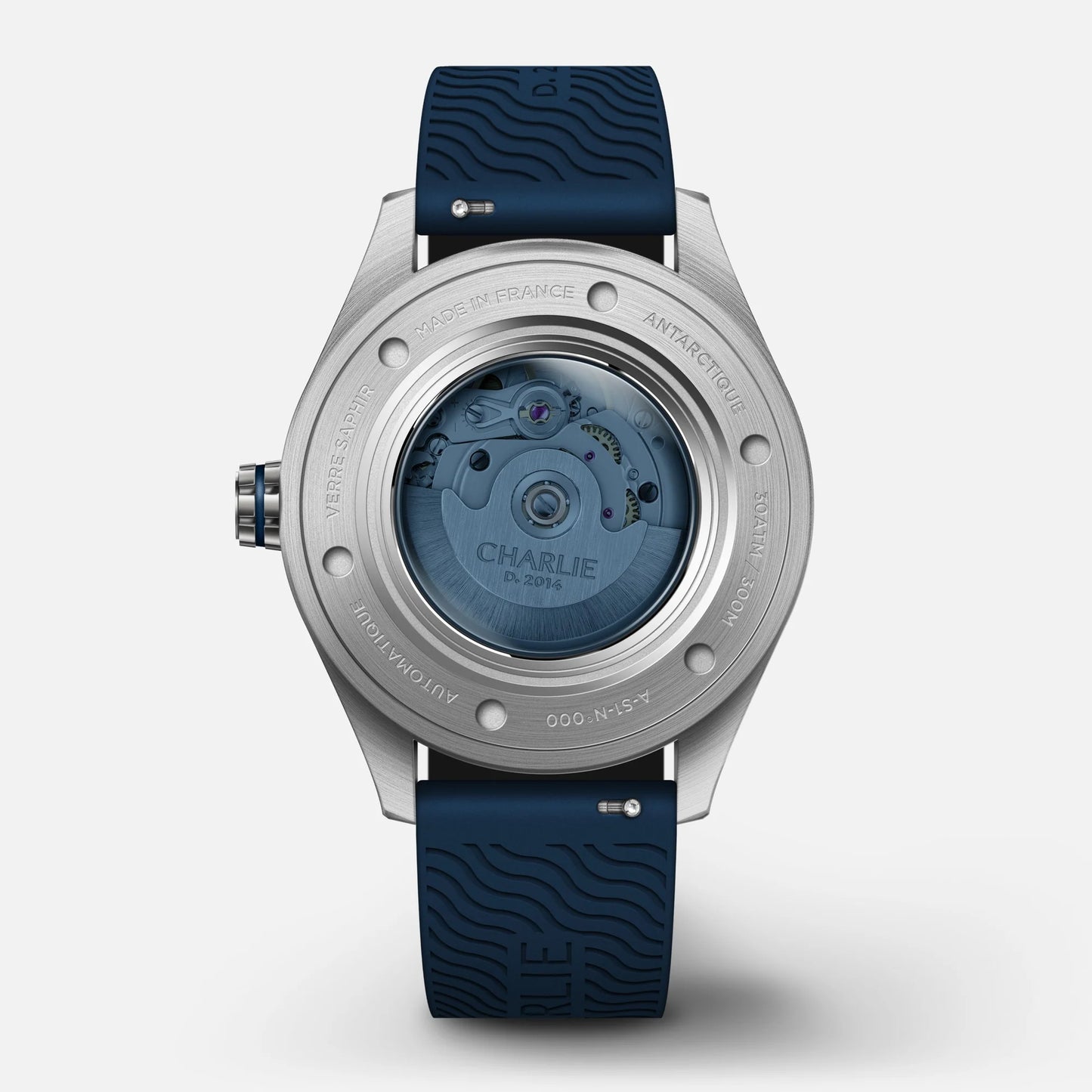 CHARLIE PARIS : CONCORDIA - AUTOMATIQUE SAPHIR - BLEU ANTARCTIQUE