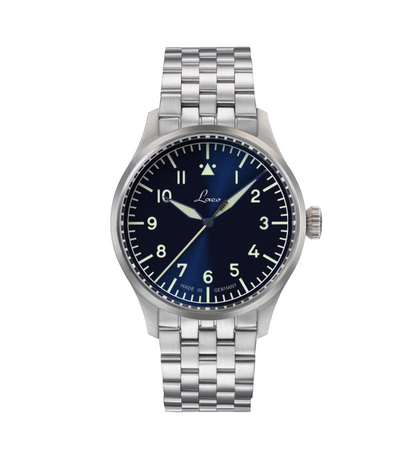 RELOJ LACO: FLIEGER STUTTGART PRO AUTOMÁTICO AZUL