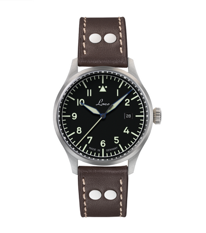 RELOJ LACO: FLIEGER STUTTGART PRO AUTOMÁTICO NEGRO