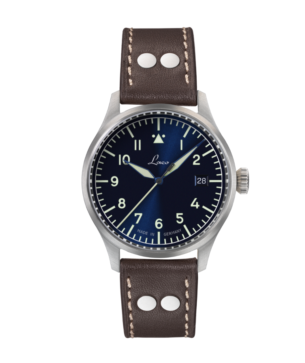 RELOJ LACO: FLIEGER STUTTGART PRO AUTOMÁTICO AZUL