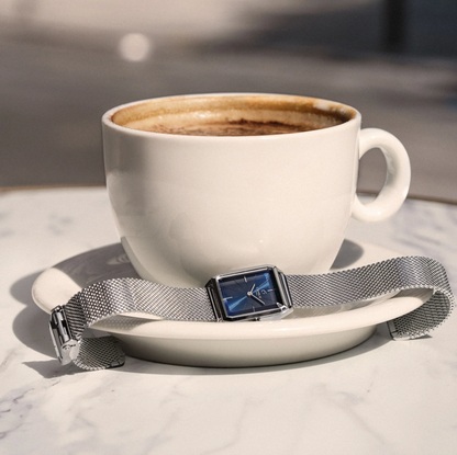 Montre Charlie Paris : Monceau Bleu & Acier