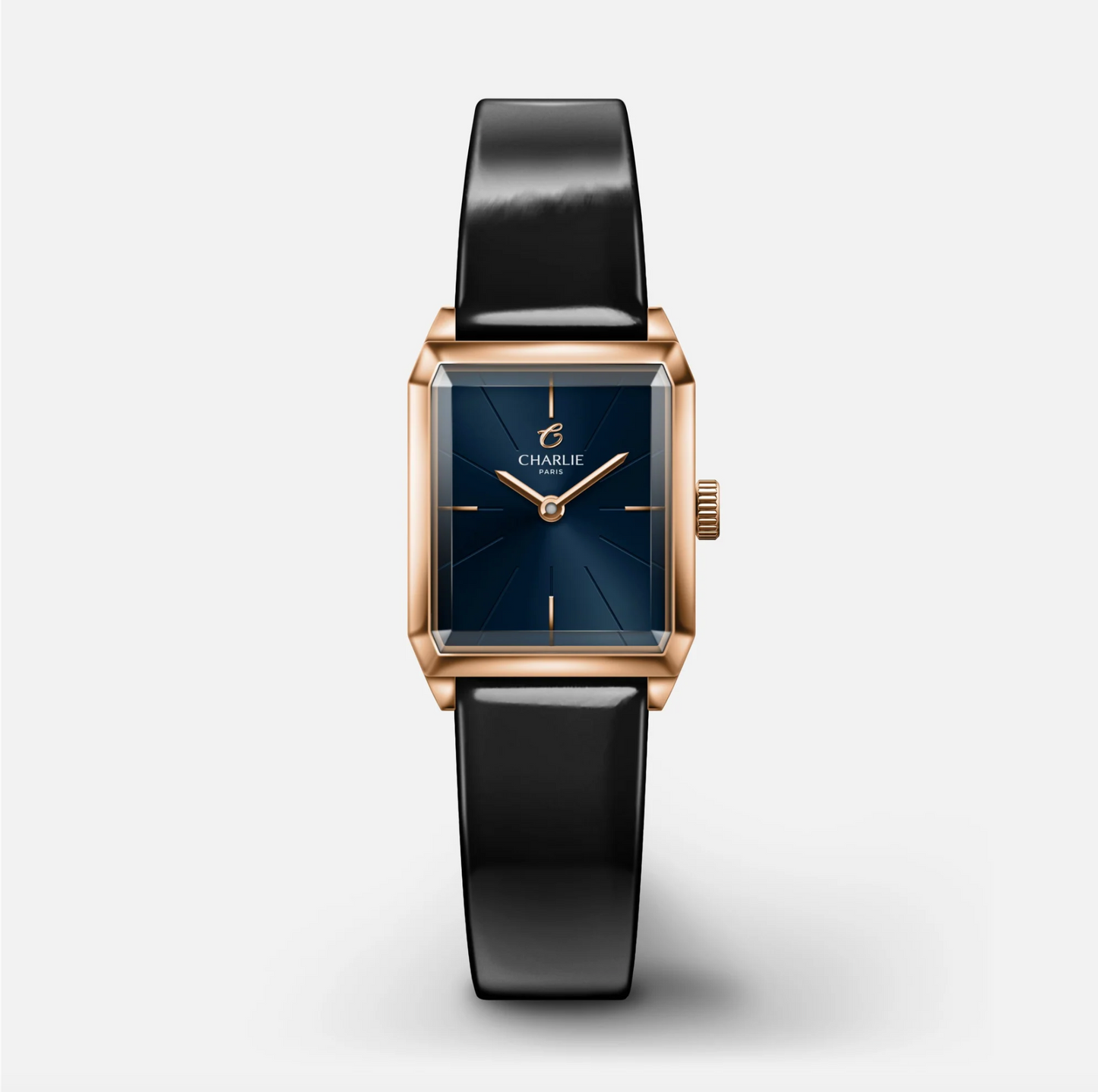 Montre Charlie Paris : Monceau Bleu & Or Rose