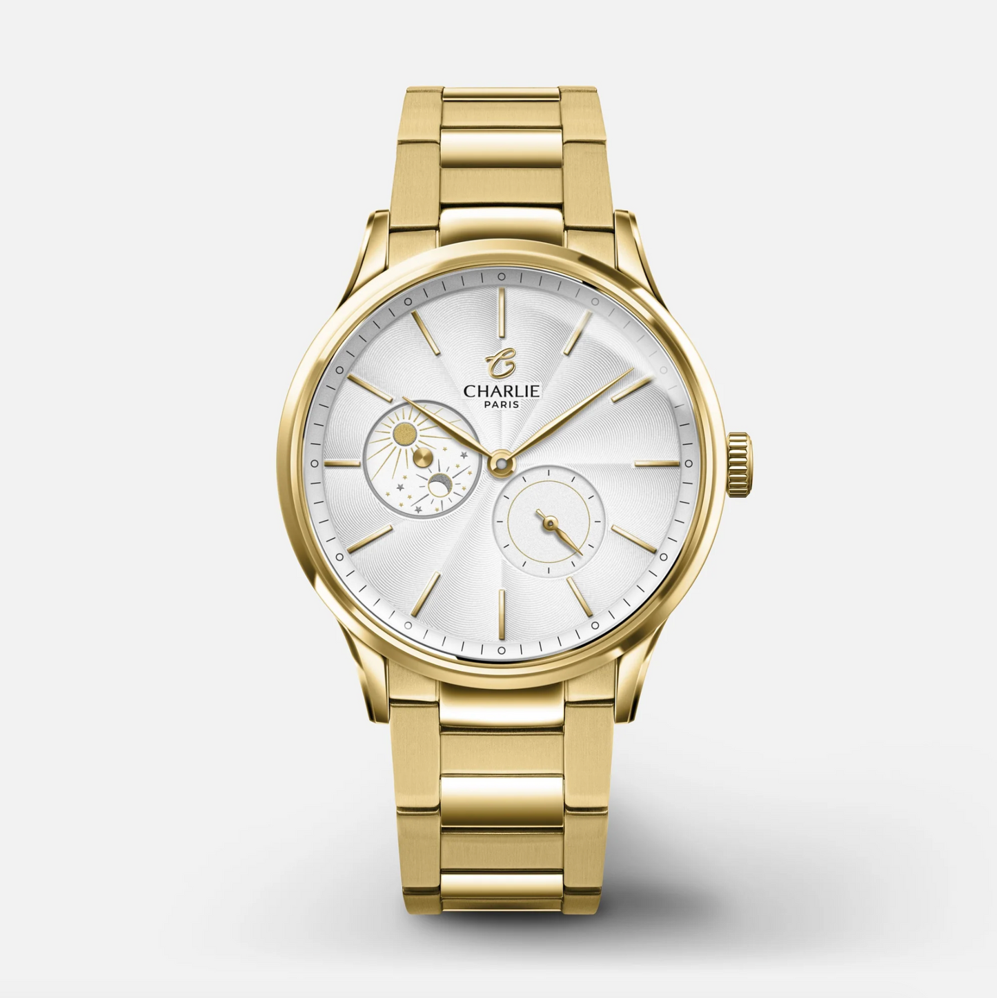 Montre Charlie Paris : Initial 36 Jour/Nuit Or