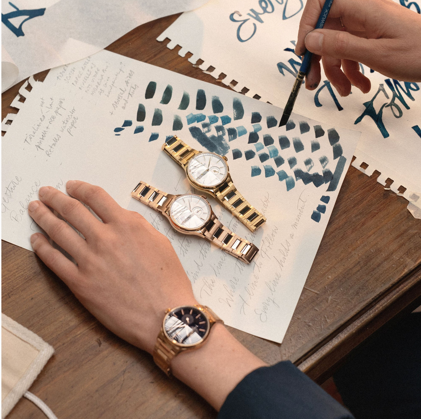 Montre Charlie Paris : Initial 36 Jour/Nuit Or