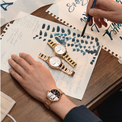 Montre Charlie Paris : Initial 36 Jour/Nuit Or