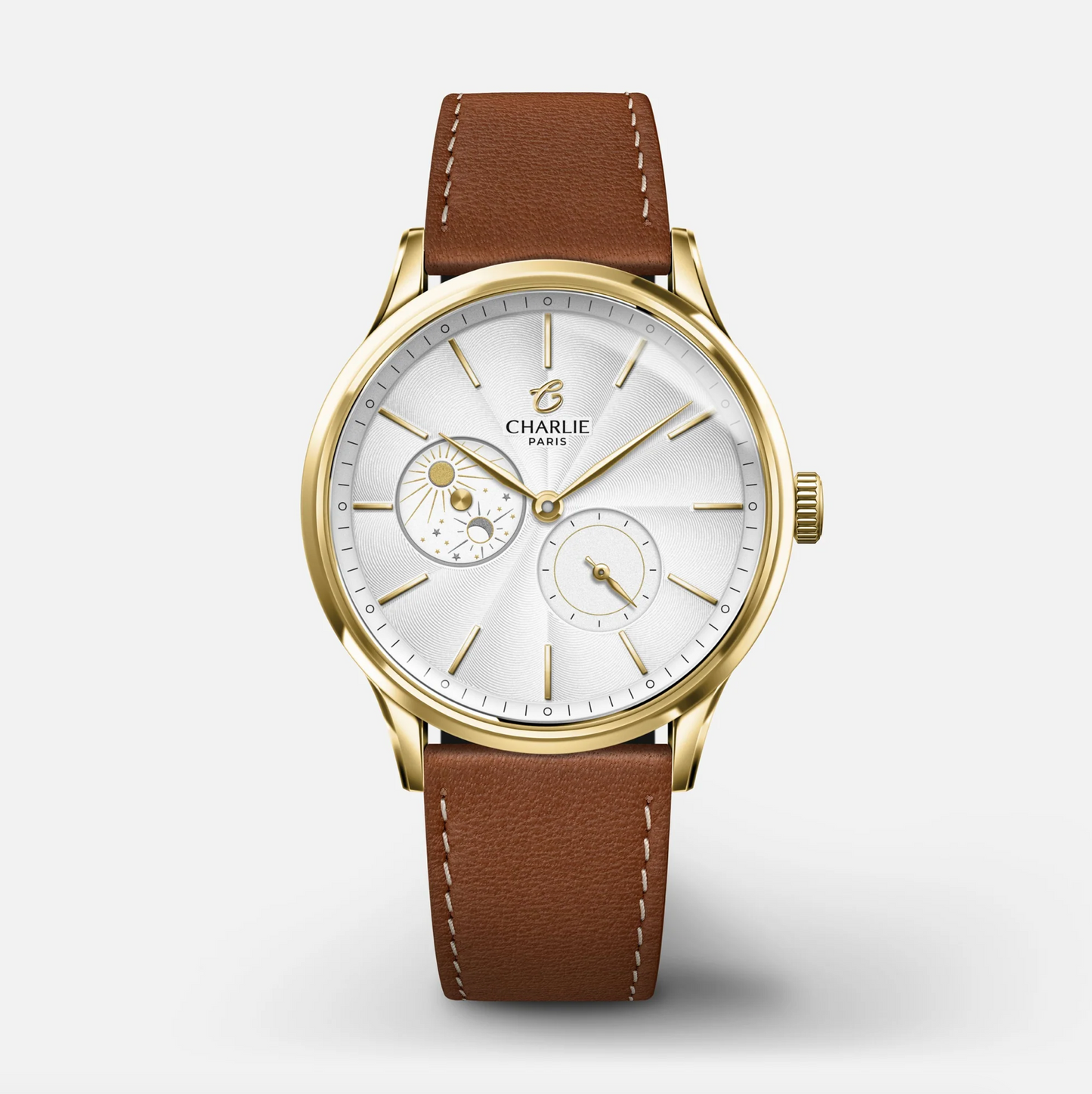 Montre Charlie Paris : Initial 36 Jour/Nuit Or