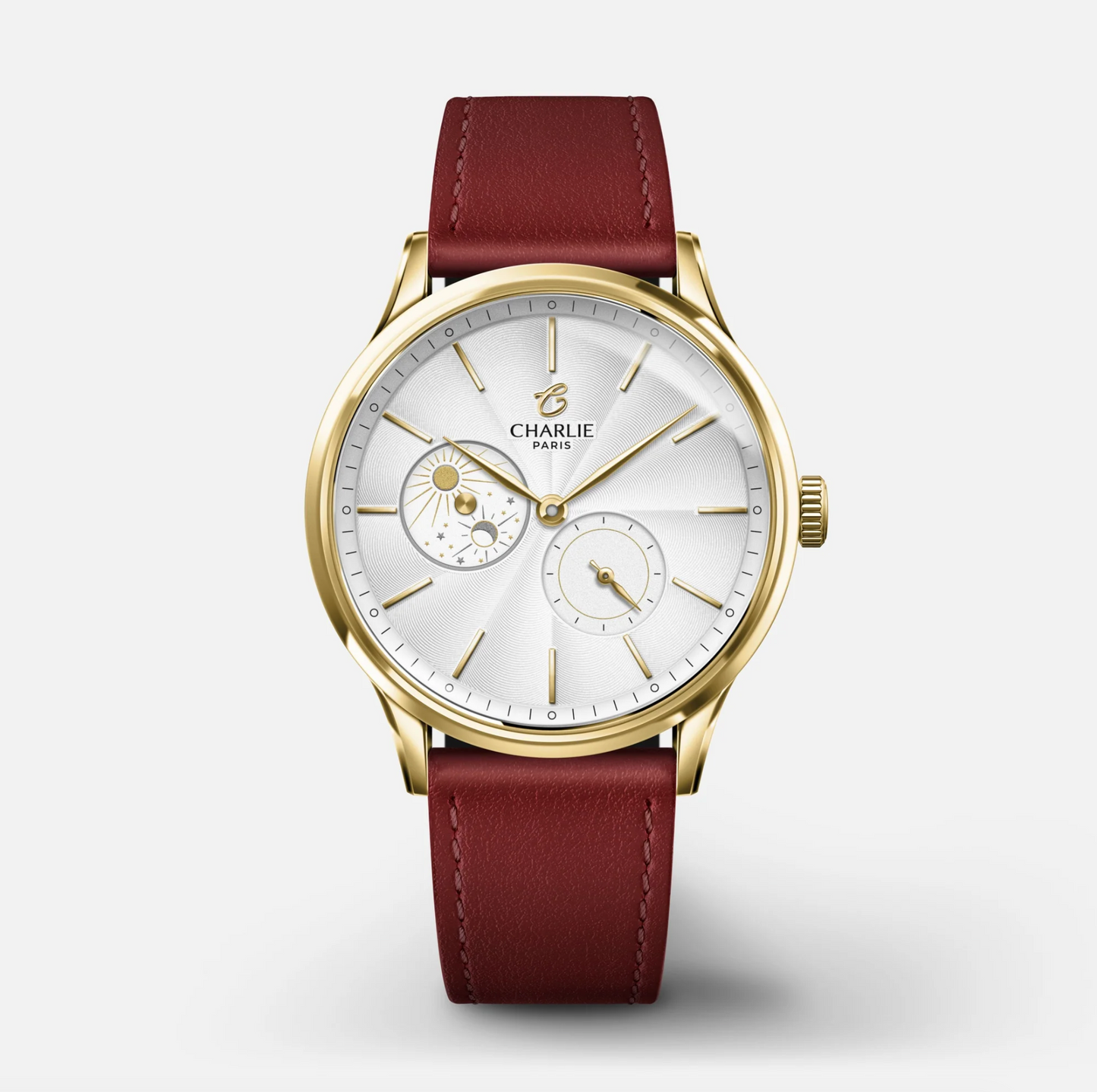 Montre Charlie Paris : Initial 36 Jour/Nuit Or