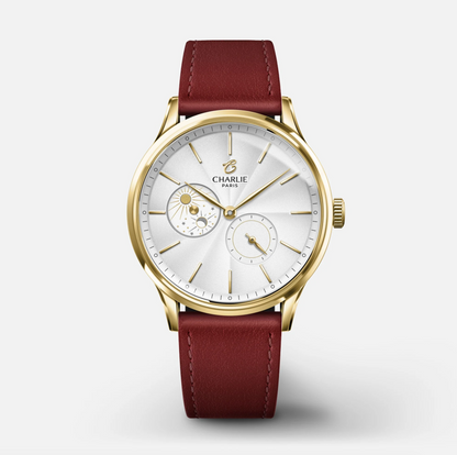 Montre Charlie Paris : Initial 36 Jour/Nuit Or