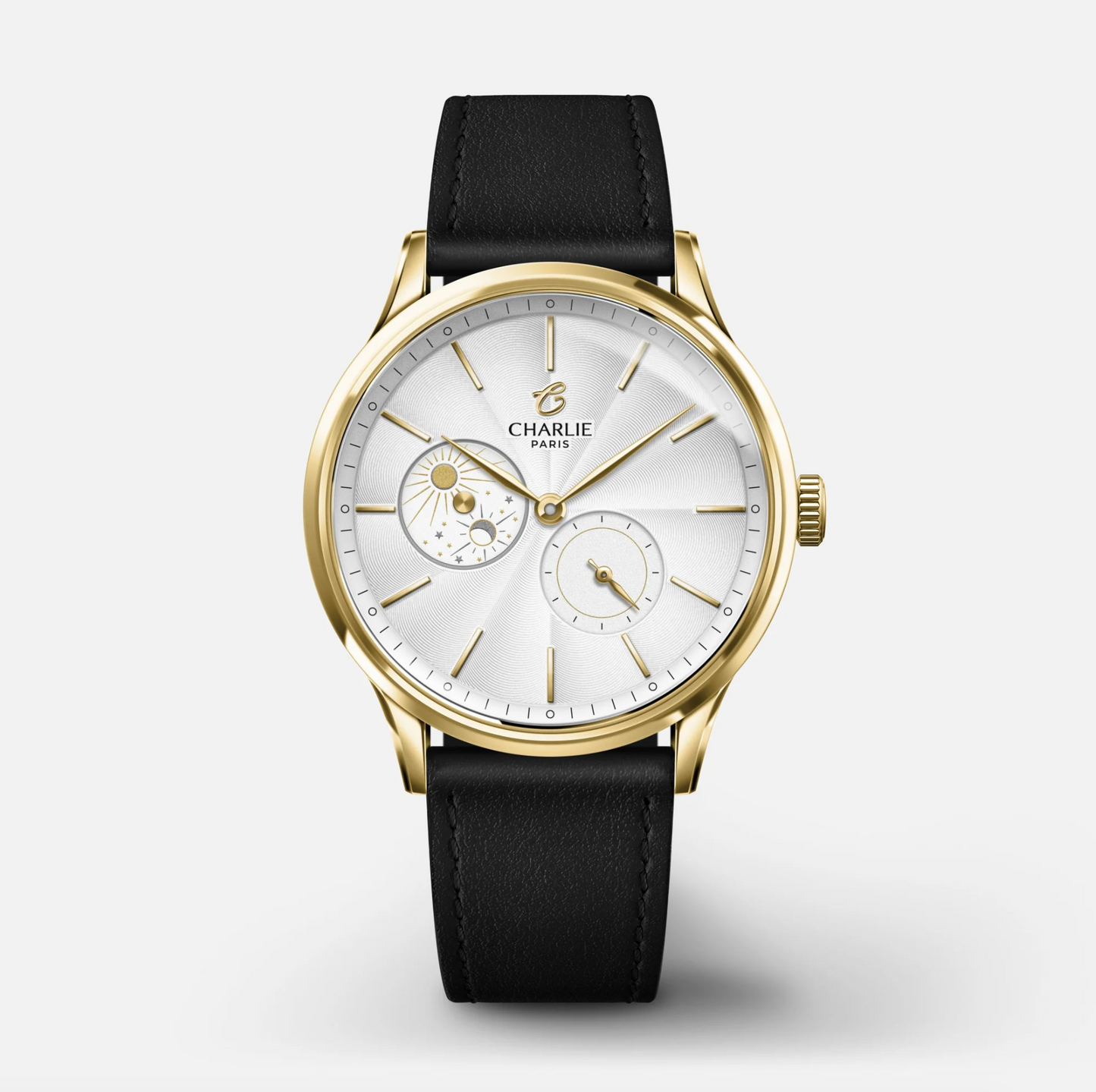 Montre Charlie Paris : Initial 36 Jour/Nuit Or