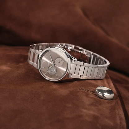 Montre Charlie Paris : Initial 36 Jour/Nuit Taupe