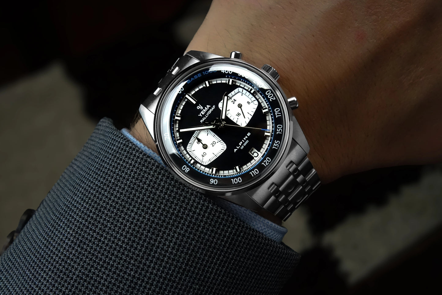 YEMA : RALLYGRAF MECA-QUARTZ ALPINE NOIR