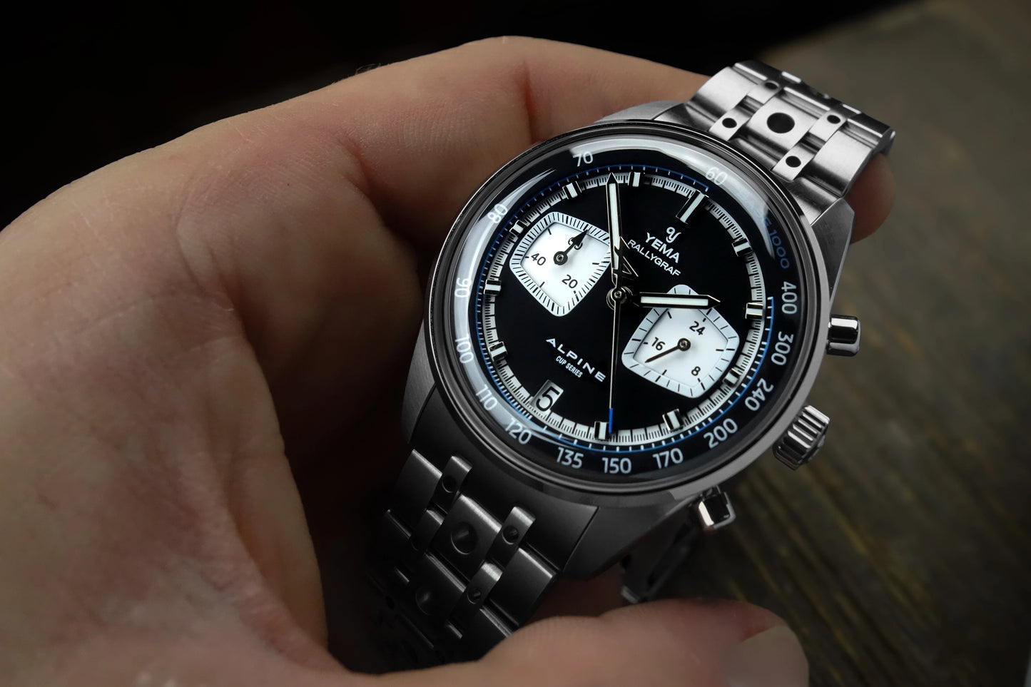 YEMA : RALLYGRAF MECA-QUARTZ ALPINE NOIR