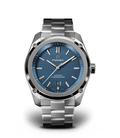 Montre Formex : Essence Chronomètre Automatique Bleu 39 mm