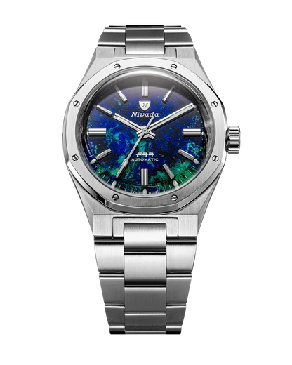 Montre Nivada Grenchen : F77 MKII Azurite Édition Limitée 100 ans