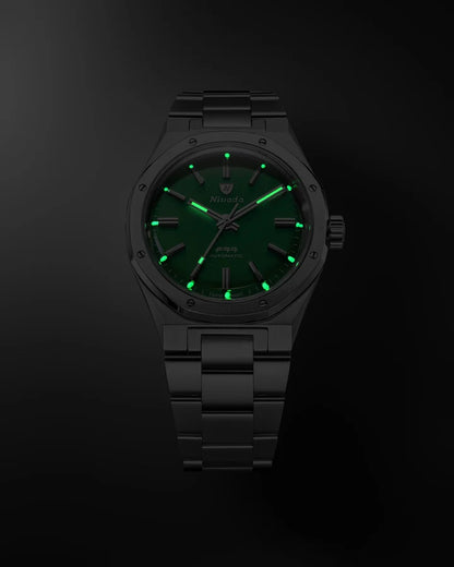 Montre Nivada Grenchen : F77 MKII Jade Édition Limitée 100 ans