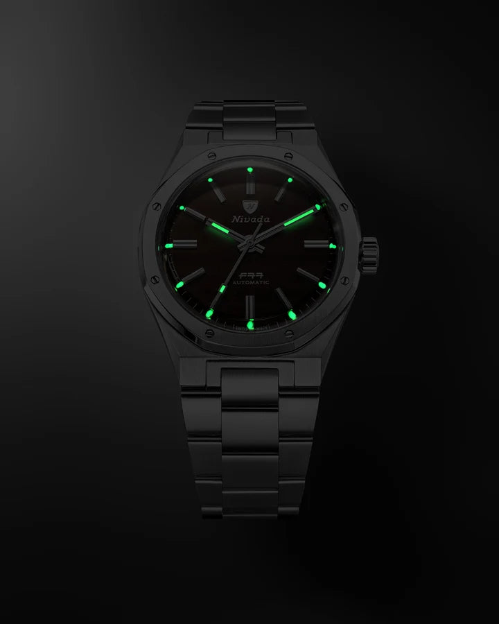 Montre Nivada Grenchen : F77 MKII Smoky Quartz Édition Limitée 100 ans