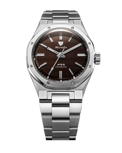 Montre Nivada Grenchen : F77 MKII Smoky Quartz Édition Limitée 100 ans