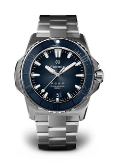 Montre Formex : Reef 39,5 mm "Baby" Automatique Cosc Bleue 300M