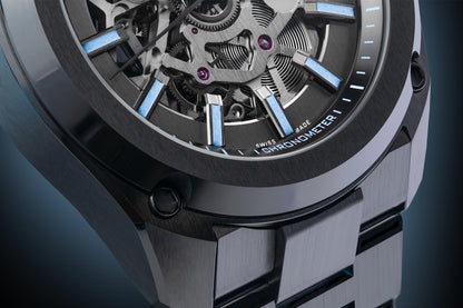 FORMEX :  ESSENCE CERAMICA SKELETON COSC 41 MM – STRADALE BLUE