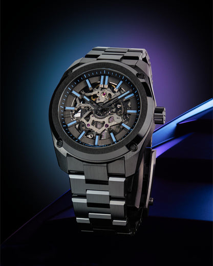 FORMEX :  ESSENCE CERAMICA SKELETON COSC 41 MM – STRADALE BLUE