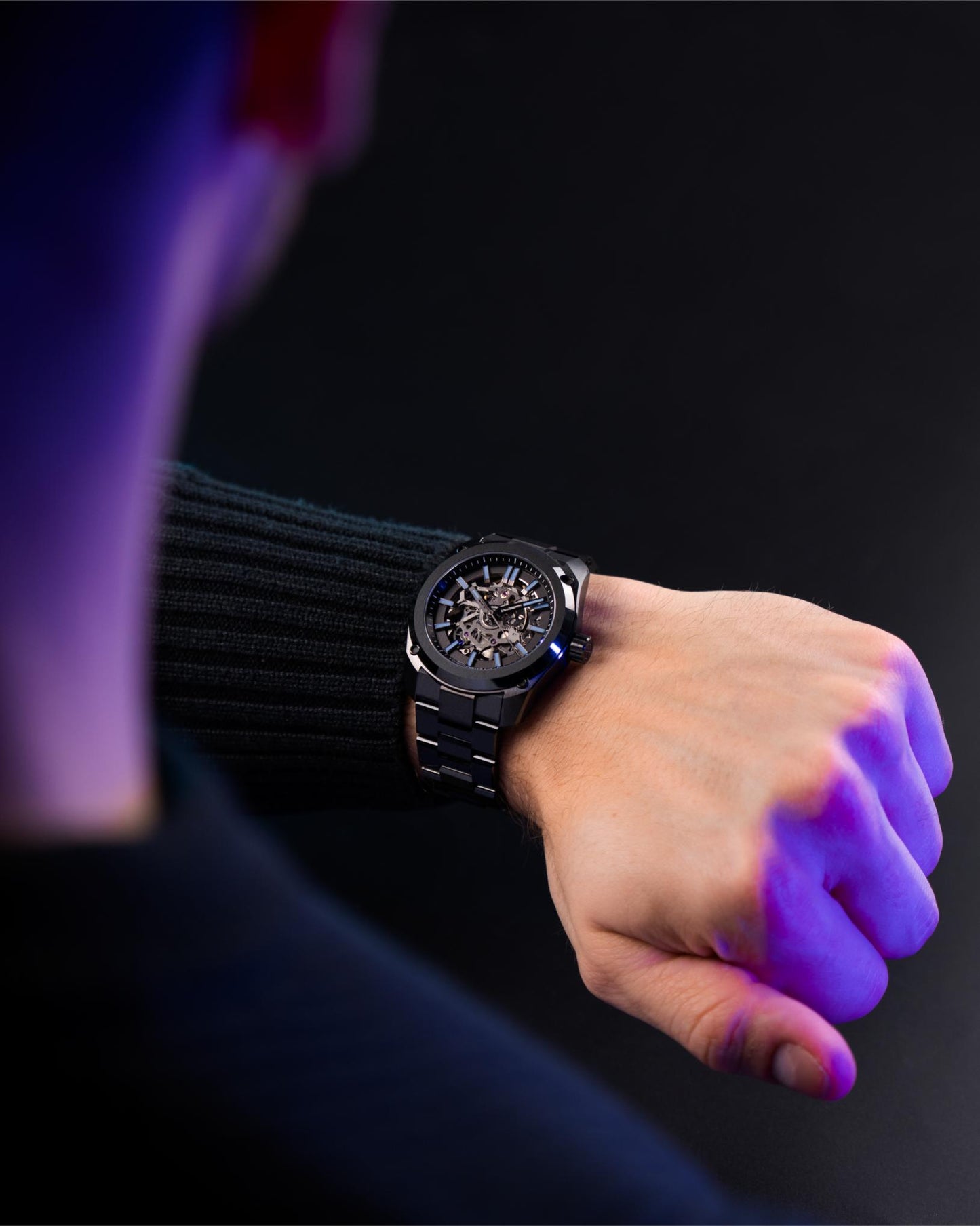 FORMEX :  ESSENCE CERAMICA SKELETON COSC 41 MM – STRADALE BLUE