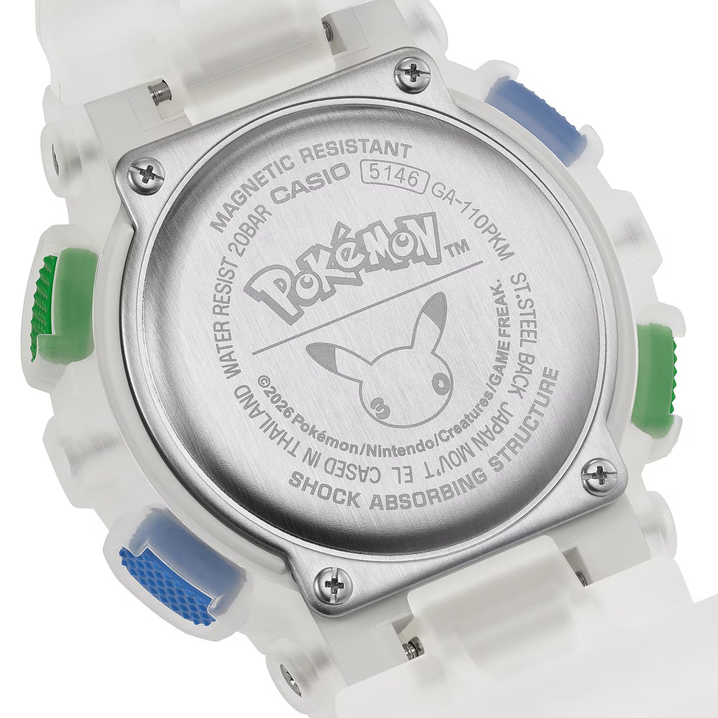 Montre G-Shock : GA-110PKM-7A Pokémon Édition Limitée