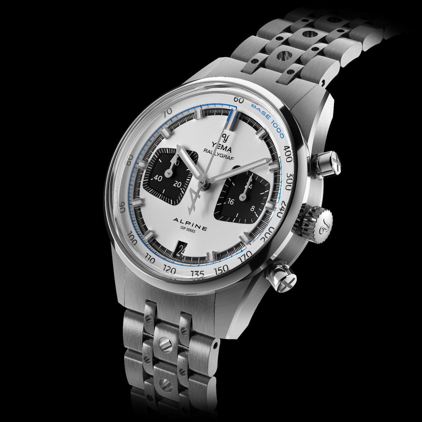 YEMA : RALLYGRAF MECA-QUARTZ ALPINE BLANC
