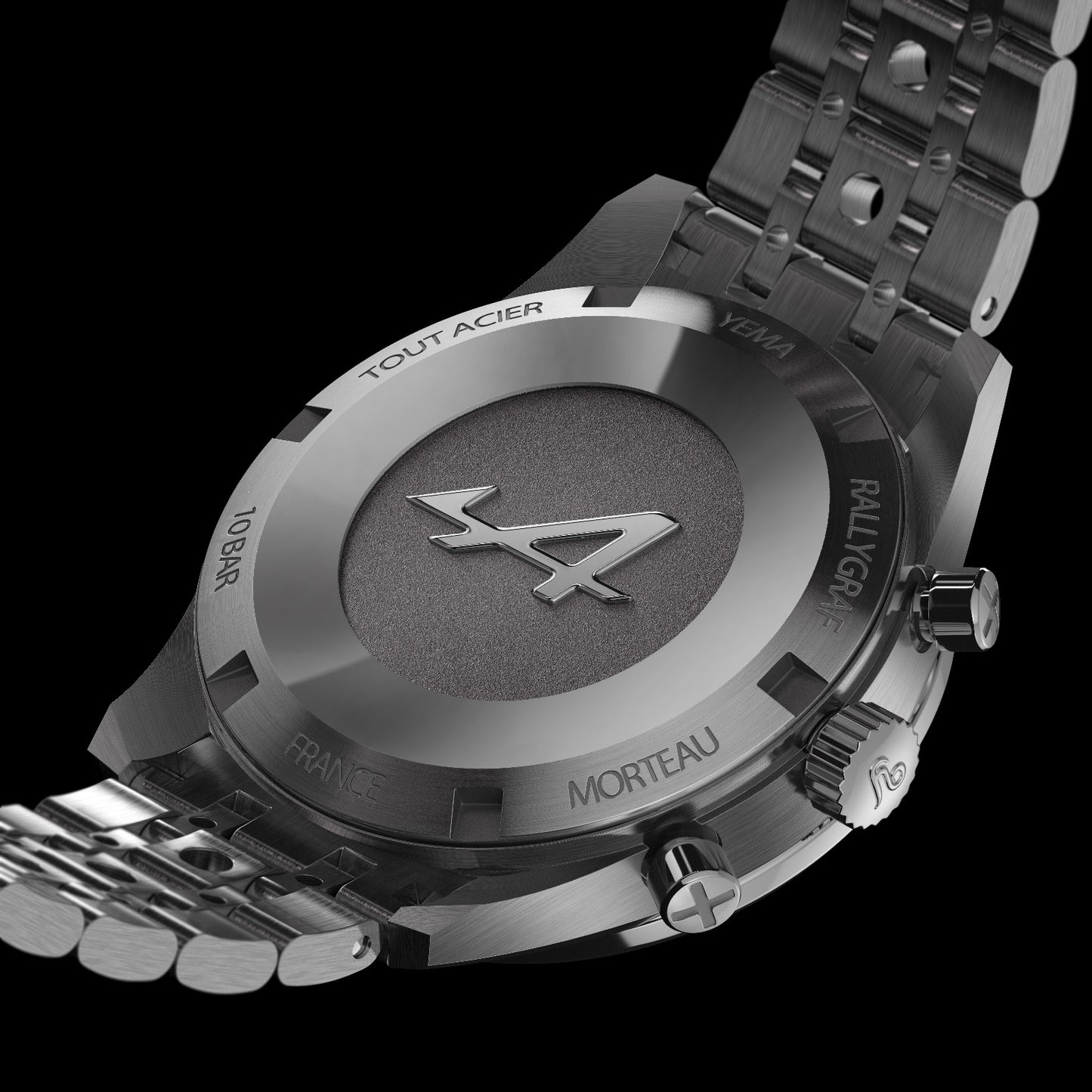 YEMA : RALLYGRAF MECA-QUARTZ ALPINE NOIR