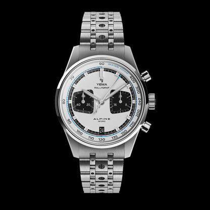 YEMA : RALLYGRAF MECA-QUARTZ ALPINE BLANC