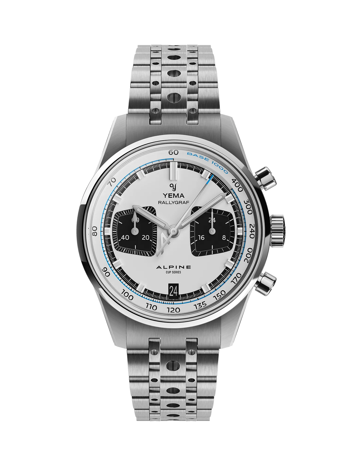 YEMA : RALLYGRAF MECA-QUARTZ ALPINE BLANC