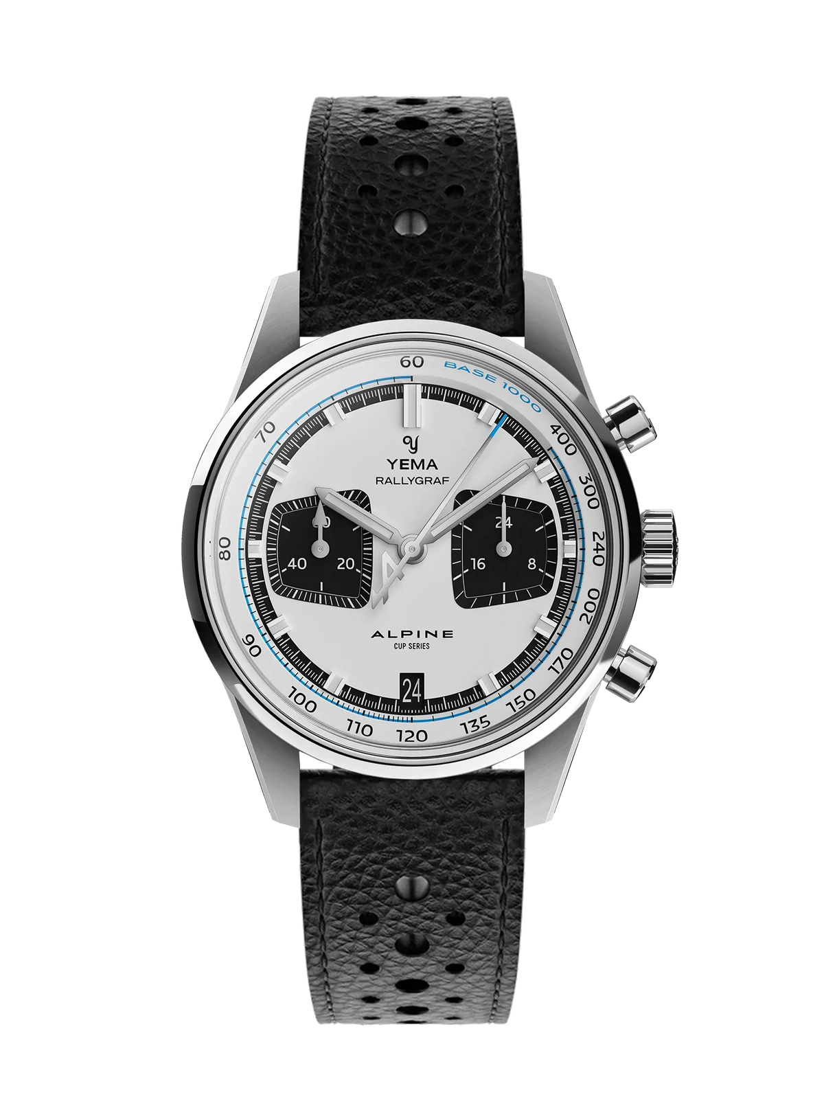 YEMA : RALLYGRAF MECA-QUARTZ ALPINE BLANC
