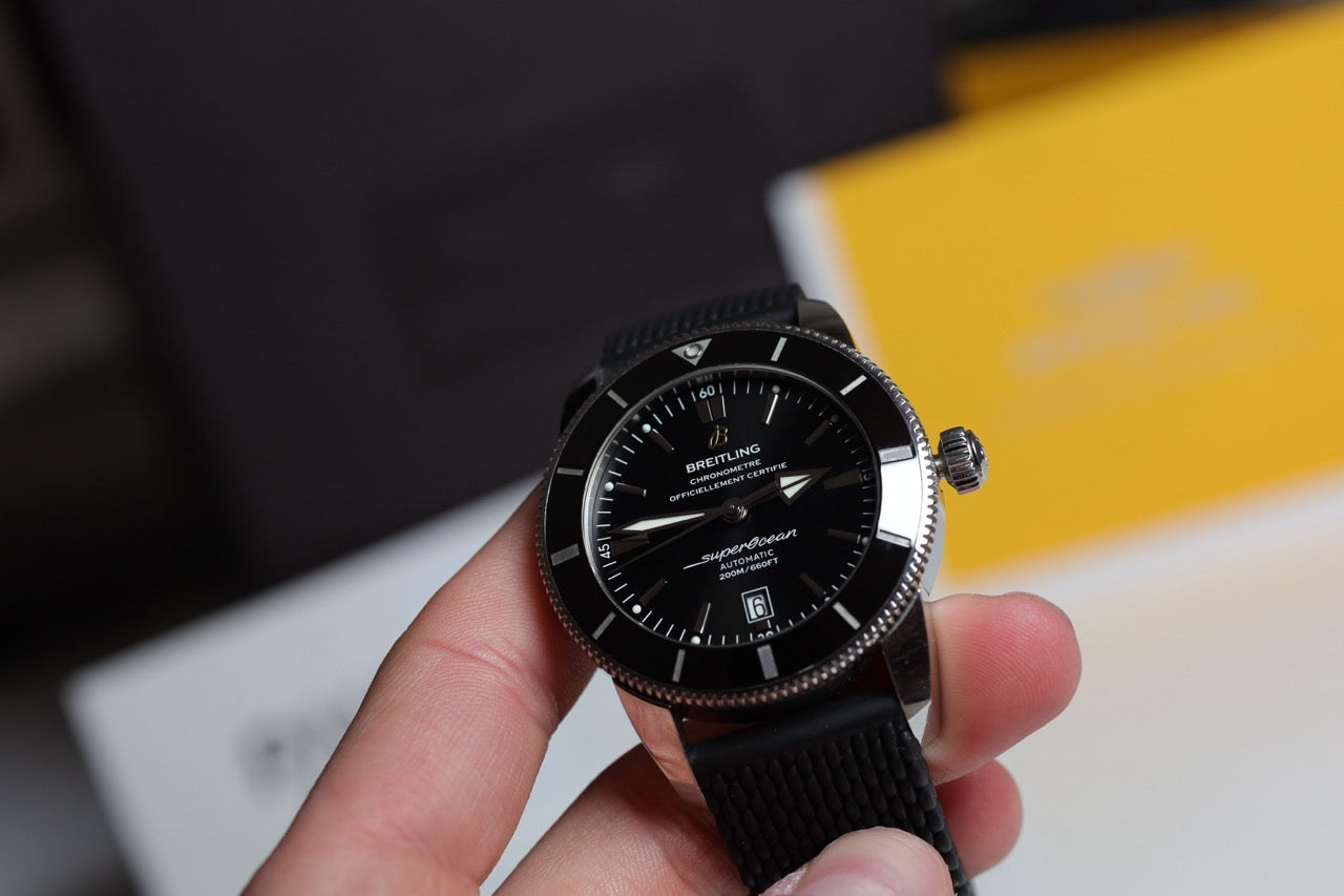 MONTRE BREITLING : SUPER OCEAN HERITAGE II NOIR 46MM