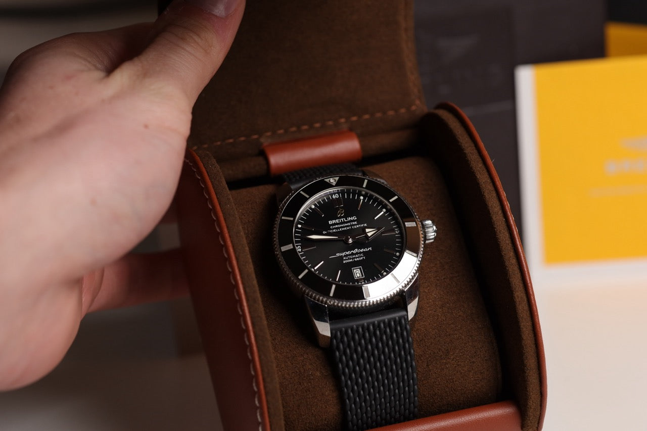 MONTRE BREITLING : SUPER OCEAN HERITAGE II NOIR 46MM
