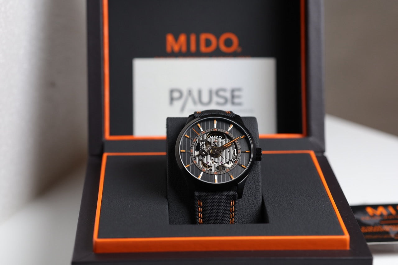 RELOJ MIDO: MULTIFORT SKELETON VERTIGO M038.436.37.051.00