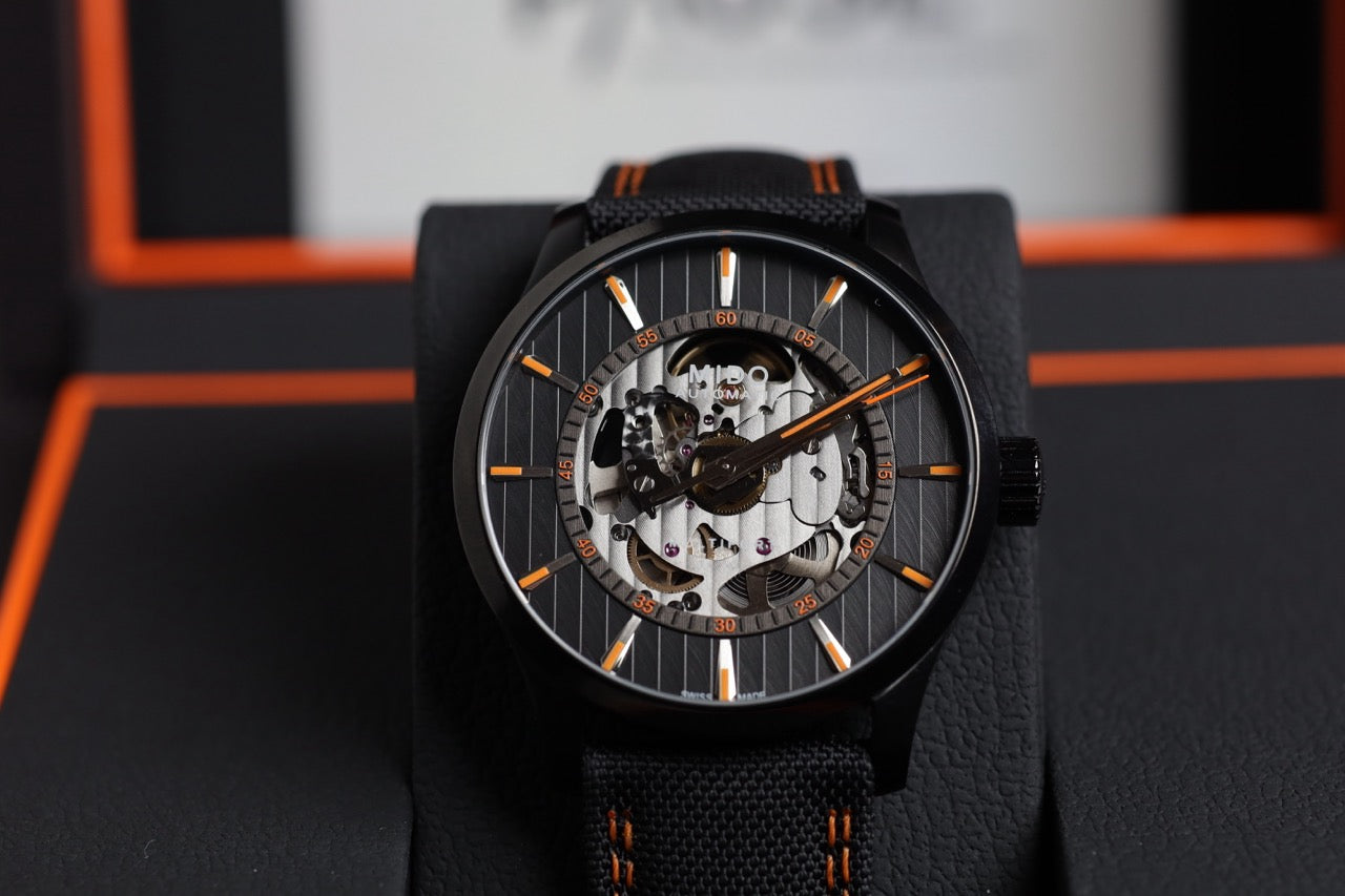 RELOJ MIDO: MULTIFORT SKELETON VERTIGO M038.436.37.051.00