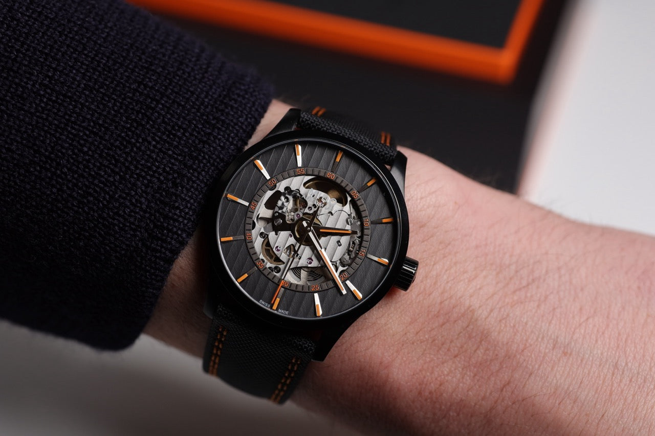 RELOJ MIDO: MULTIFORT SKELETON VERTIGO M038.436.37.051.00
