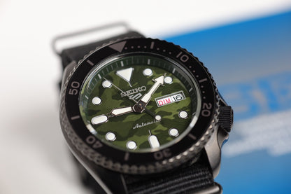 MONTRE SEIKO : SEIKO 5 SPORTS STREET STYLE CAMOUFLAGE SRPJ37K1
