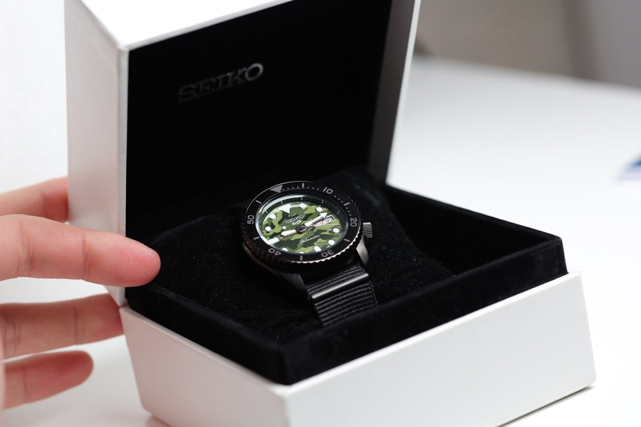 MONTRE SEIKO : SEIKO 5 SPORTS STREET STYLE CAMOUFLAGE SRPJ37K1