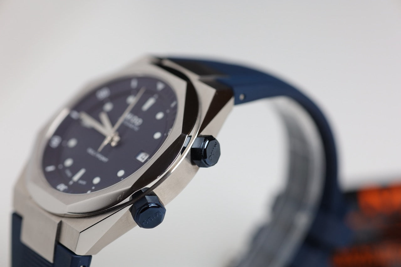 MONTRE MIDO : MULTIFORT 8 TWO CROWNS BLEU M047.507.17.041.00