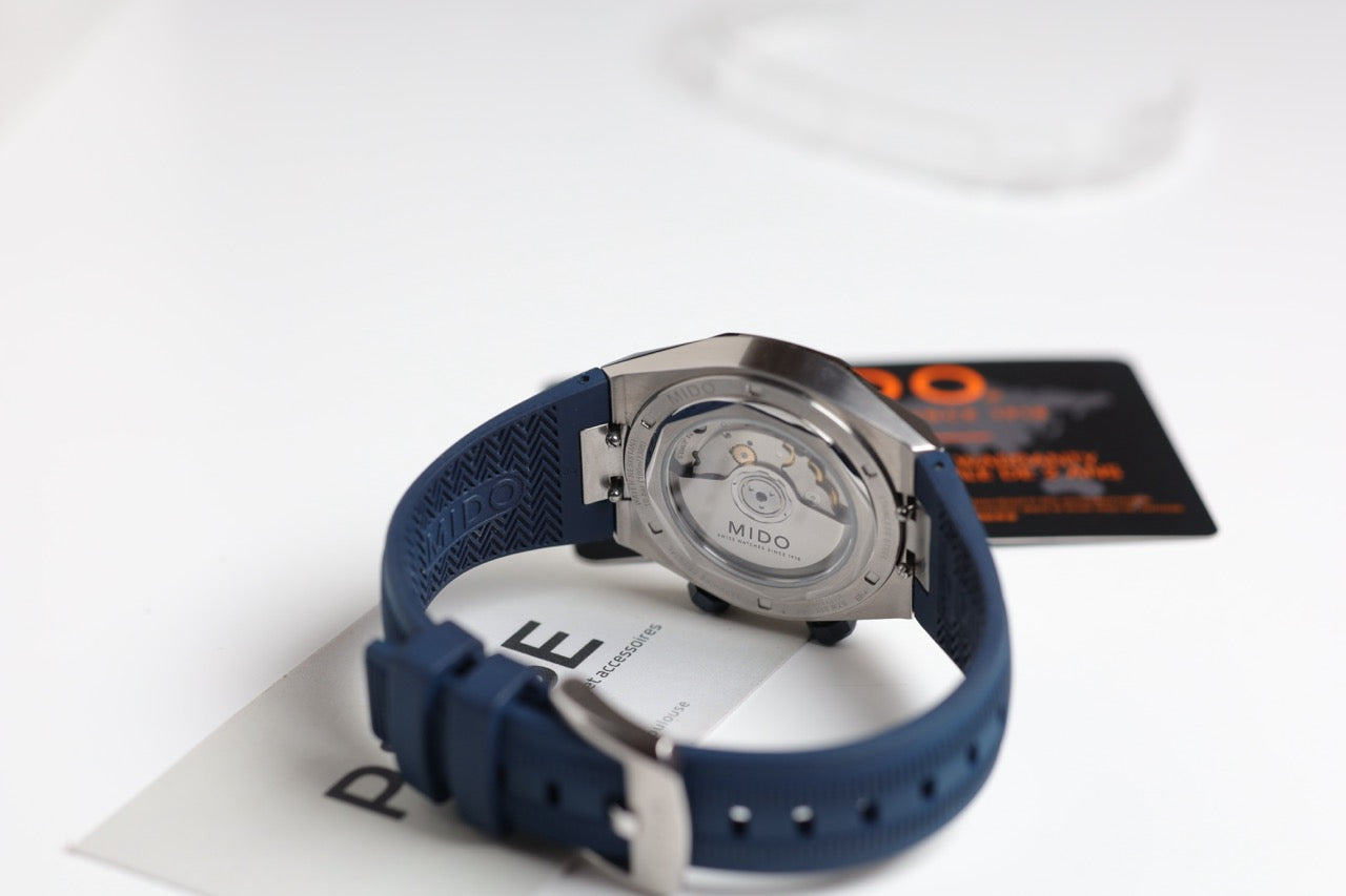 MONTRE MIDO : MULTIFORT 8 TWO CROWNS BLEU M047.507.17.041.00