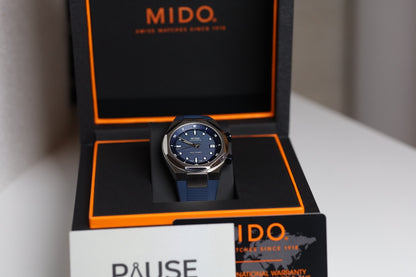 MONTRE MIDO : MULTIFORT 8 TWO CROWNS BLEU M047.507.17.041.00