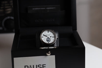 MONTRE ECHO/NEUTRA : AVERAU 39 "BIG MOON" BLANCHE