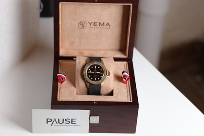 MONTRE YEMA : SUPERMAN BRONZE CMM.10 NOIR