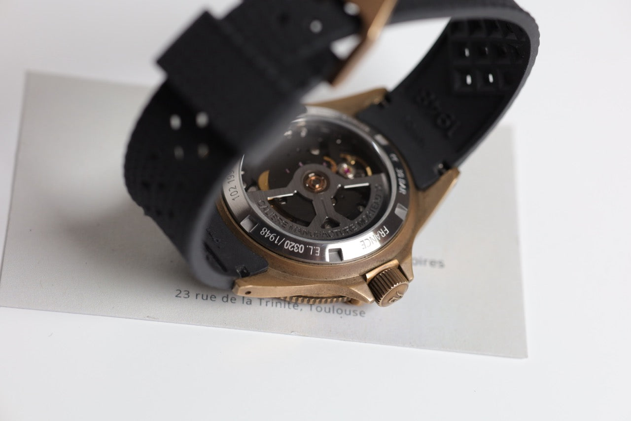 MONTRE YEMA : SUPERMAN BRONZE CMM.10 NOIR