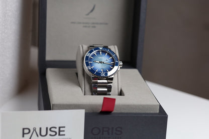 MONTRE ORIS : AQUIS LAKE BAIKAL ÉDITION LIMITÉE 01 733 7730 4175-SET