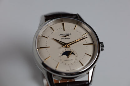 LONGINES WATCH: FLAGSHIP HERITAGE MOONPHASE 38.5 MM L4.815.4.78.2