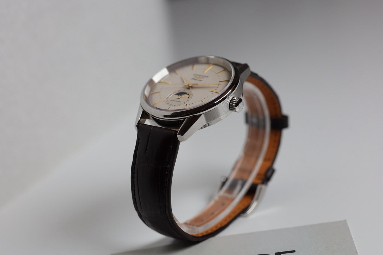LONGINES WATCH: FLAGSHIP HERITAGE MOONPHASE 38.5 MM L4.815.4.78.2