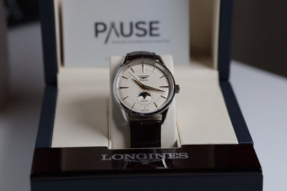 LONGINES WATCH: FLAGSHIP HERITAGE MOONPHASE 38.5 MM L4.815.4.78.2