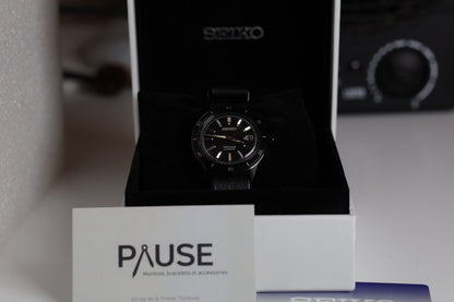 MONTRE SEIKO : PRESAGE 60S AUTOMATIQUE NOIRE SRPH95J1