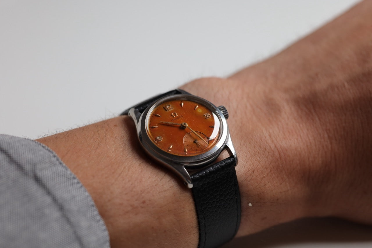 Montre Omega : Mécanique Cadran Tropical Petite Seconde 2450